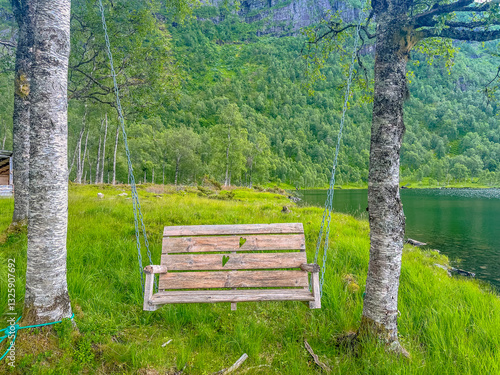 Obraz na płótnie Impressionen vom Naturparadies Eidslandet in Norwegen w salonie