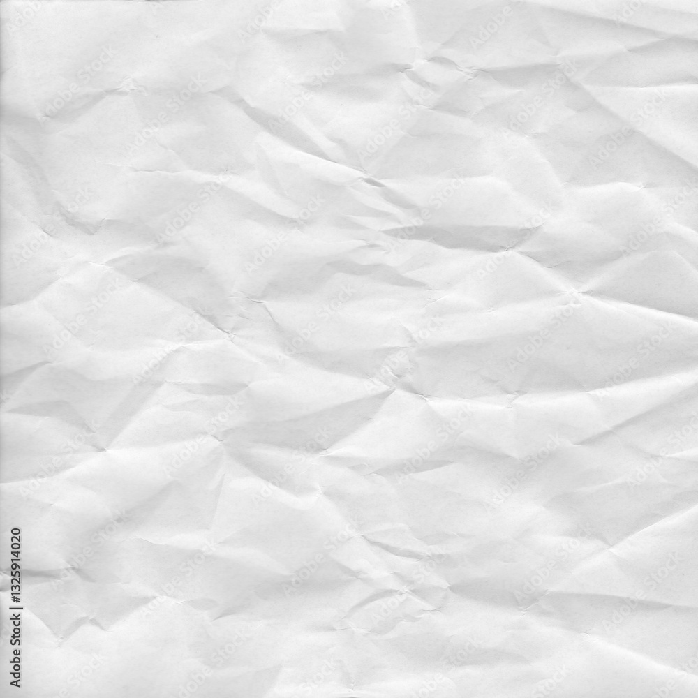 White crumpled paper texture background. Abstract craft wrinkled kraft decorative pattern design. top view. Recycled crumpled white paper texture or paper background for design with copy space White crumpled paper texture background. Abstract craft wrinkled kraft decorative pattern design. top view. Recycled crumpled white paper texture or paper background for design with copy space