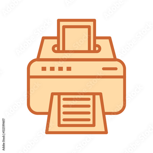 Inkjet Printer Vector Icon