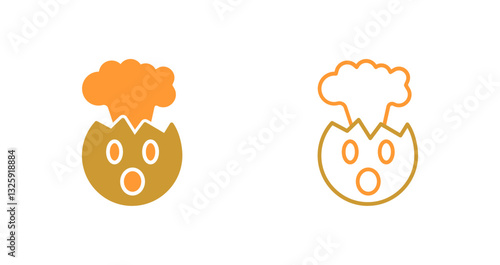 Exploding Head Icon Design