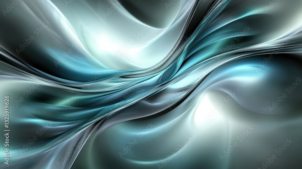 Fototapeta premium Abstract Liquid Flowing Design