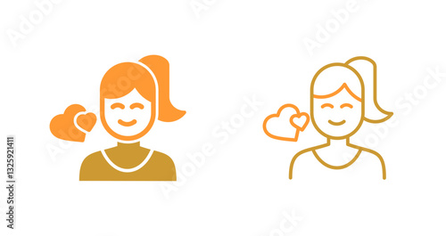 Love and Affection Icon Design