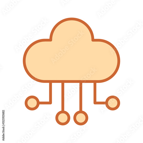 Cloud Integration Vector Icon