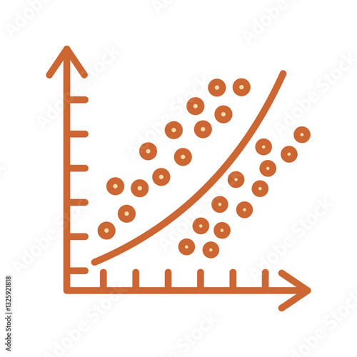 Regression Analysis Vector Icon