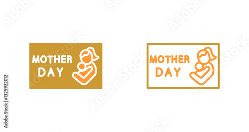 Mother's Day Banner Icon Design