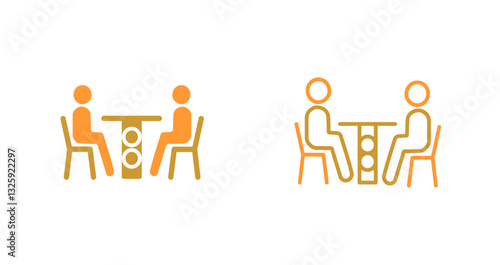 Family Dinner Icon Design