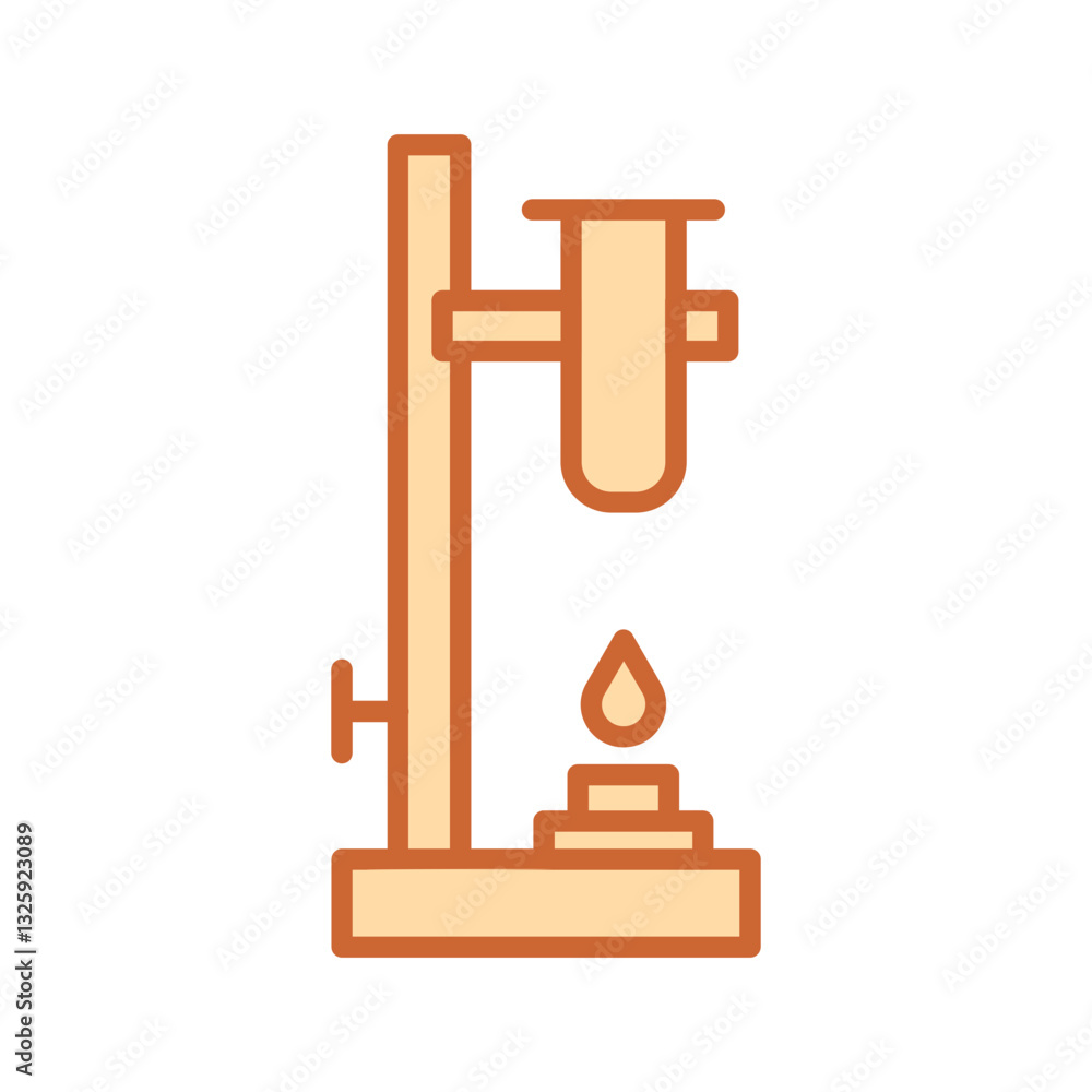 Bunsen Burner Vector Icon Bunsen Burner Vector Icon