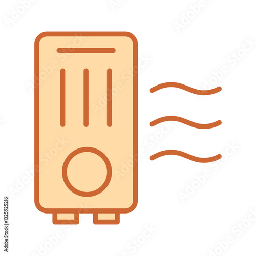 Portable Air Purifier Vector Icon