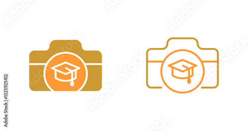 Photography Education Icon Design