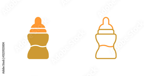Bottle Feeding Icon Design