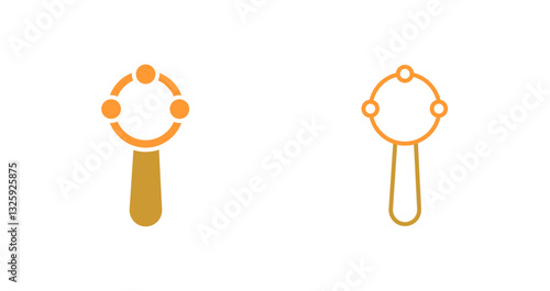 Rattles & Toys Icon Design