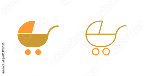 Baby Carriers Icon Design