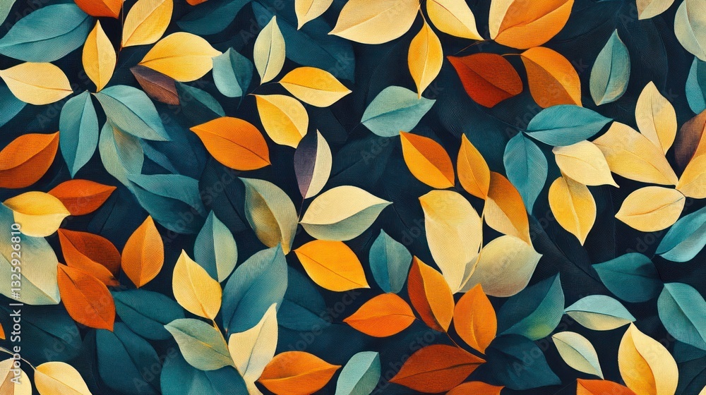 Autumn leaves pattern background. Autumn leaves pattern background.