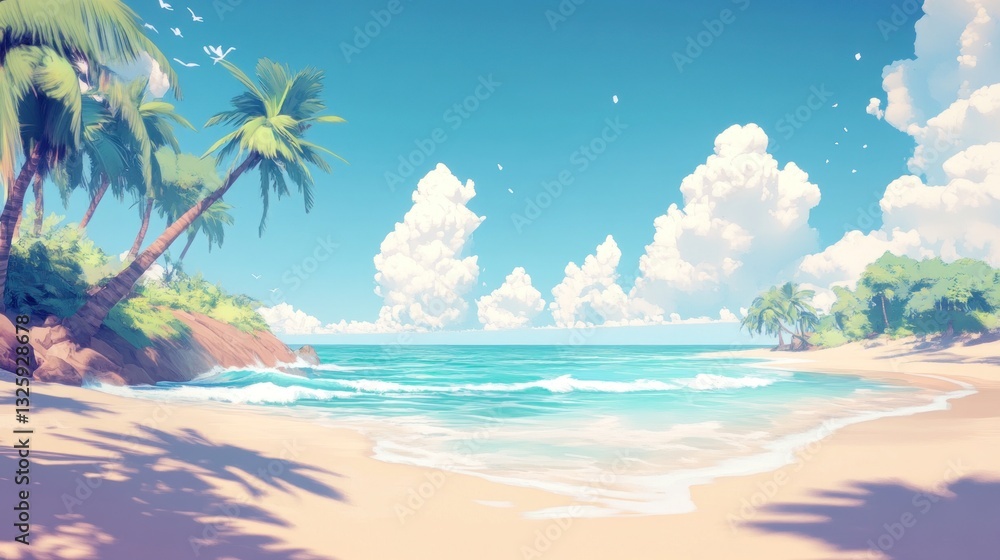 Fototapeta premium Tropical Beach Paradise (9)