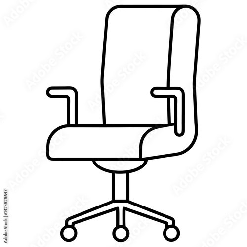 office chair vector illustration