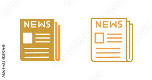 News Bulletin Icon Design