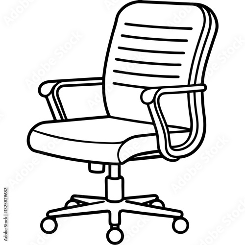 office chair vector illustration