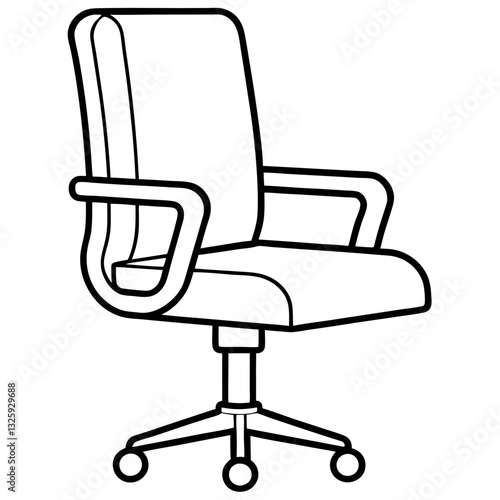 office chair vector illustration
