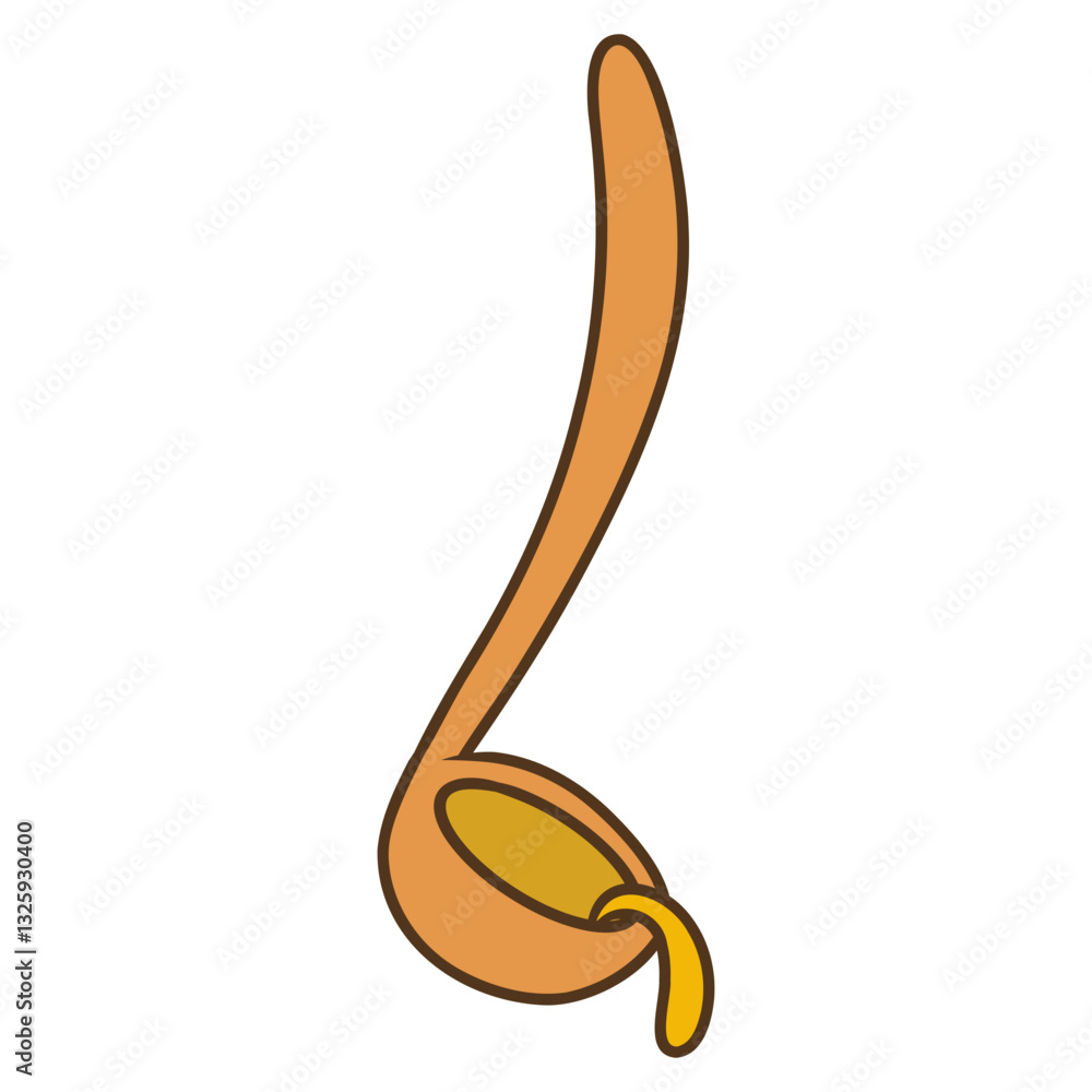 ladle kitchenware vector illustration ladle kitchenware vector illustration