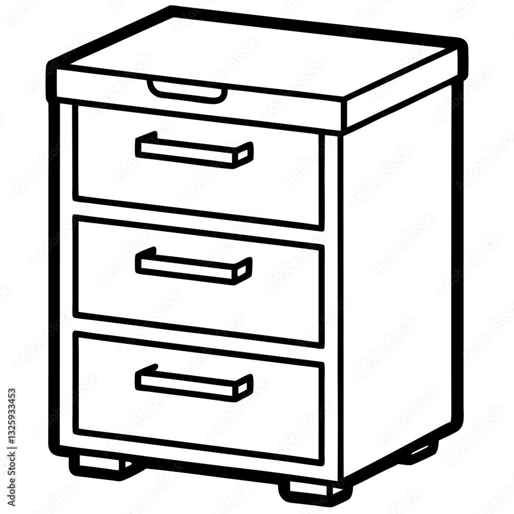 vector illustration of a modern office cabinet with boxes vector illustration of a modern office cabinet with boxes