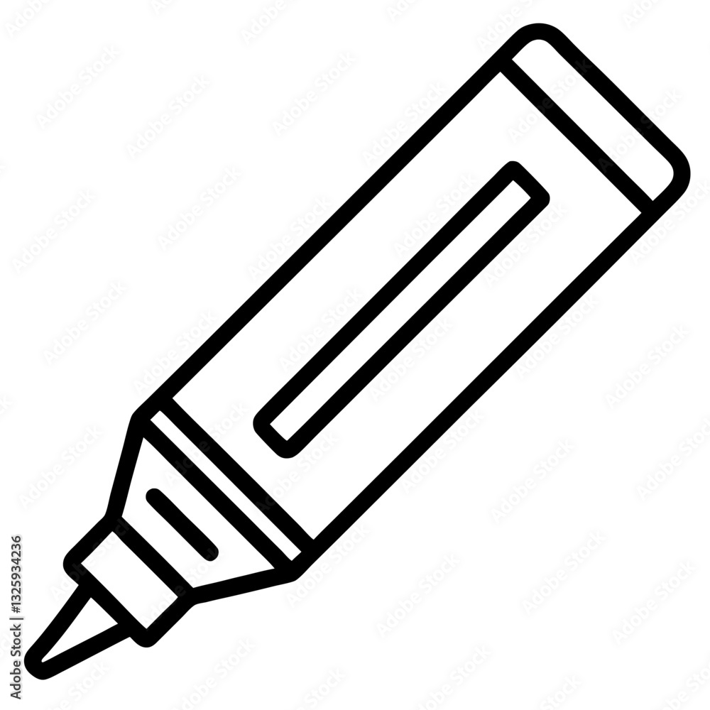 marker pen vector illustration marker pen vector illustration