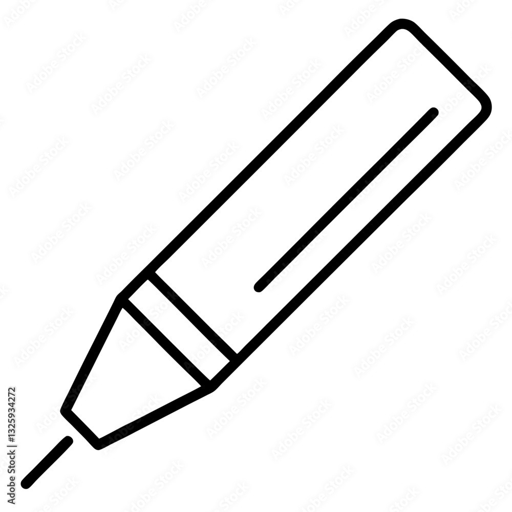 Fototapeta premium marker pen vector illustration