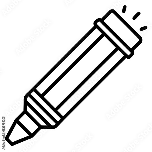 marker pen vector illustration