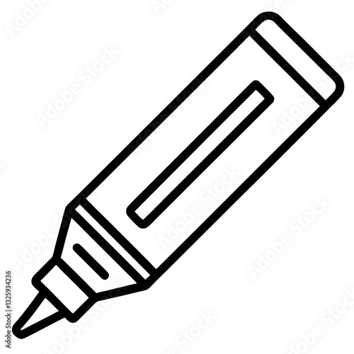 marker pen vector illustration