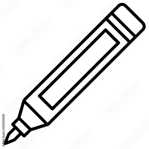 marker pen vector illustration