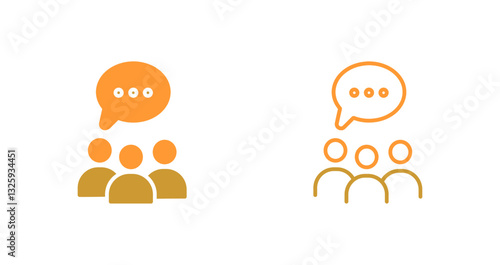 Group Chat Icon Design