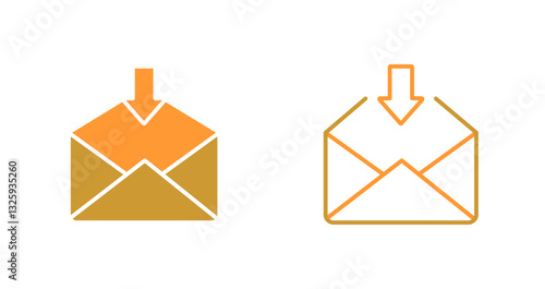 Receive Icon Icon Design