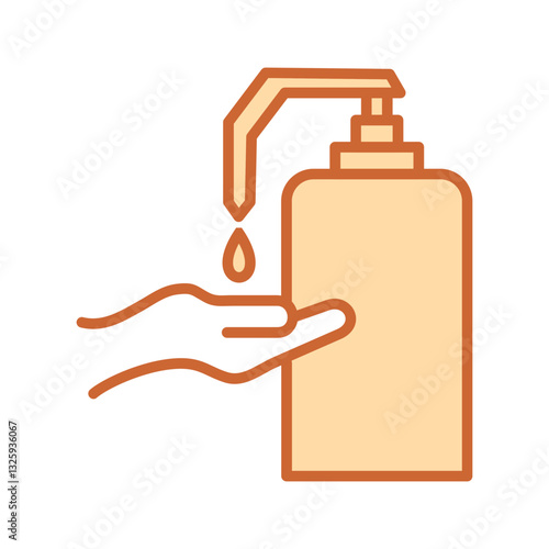 Hand sanitizer Vector Icon