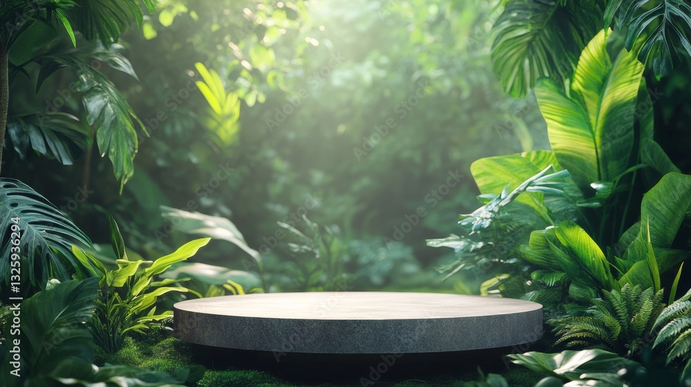 A product display in jungles A product display in jungles