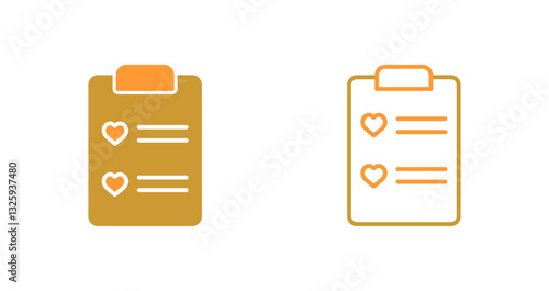 Wishlist Icon Design