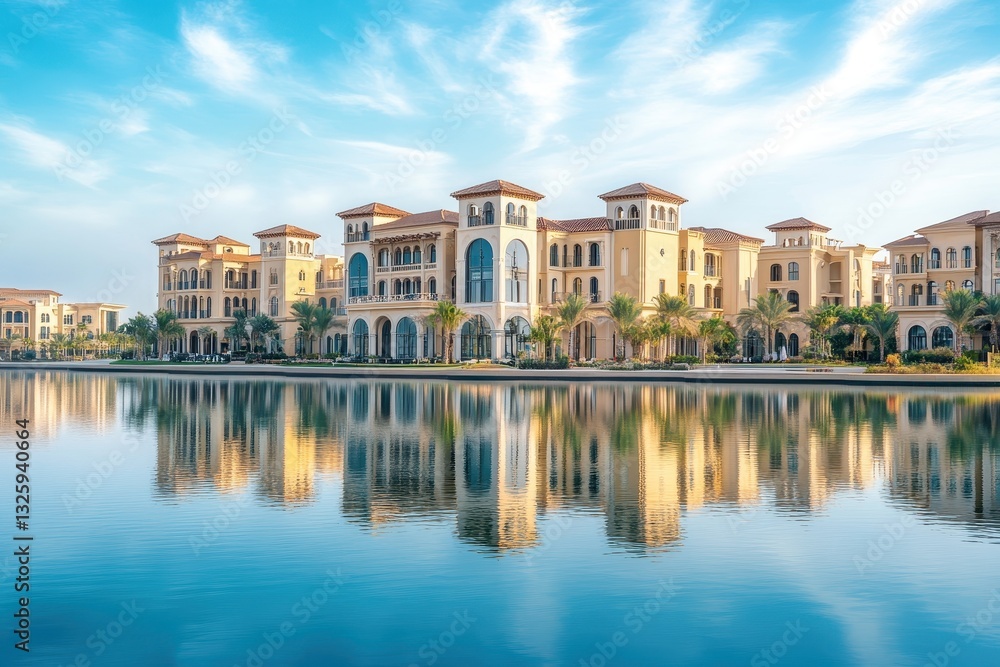 Stunning luxury waterfront area featuring high-end complexes and top-notch amenities for an upscale lifestyle. Stunning luxury waterfront area featuring high-end complexes and top-notch amenities for an upscale lifestyle.