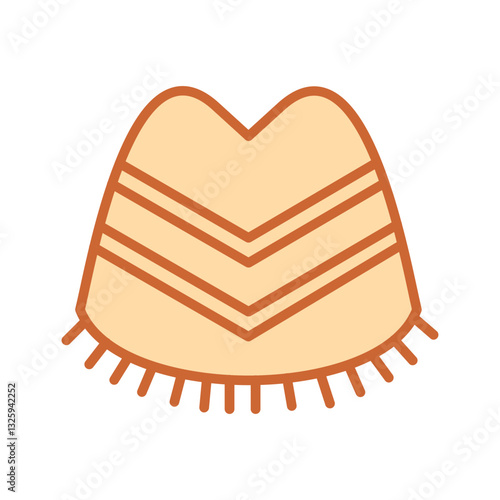 Poncho Vector Icon
