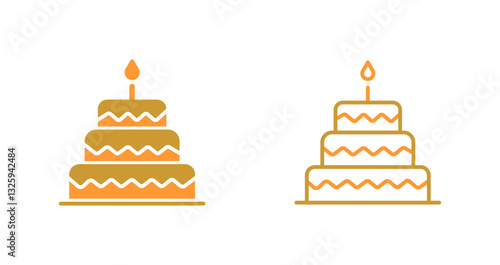 Cake Topper Icon Design