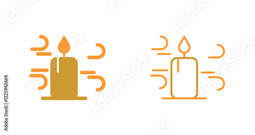Blowing Candles Icon Design