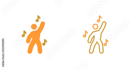 Music and Dance Icon Design