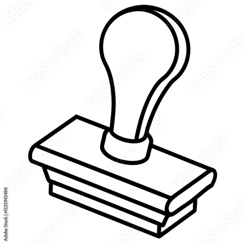 rubber stamp isolated