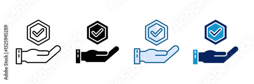 Trust Icon Set Multiple Style Collection