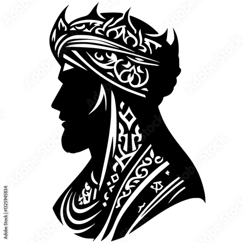 Silhouette of a shaman