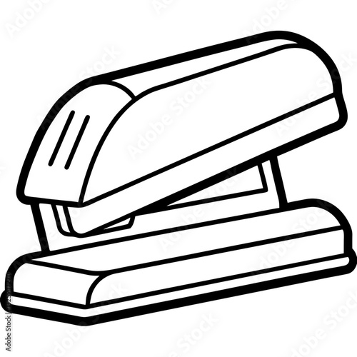 stapler isolated on white