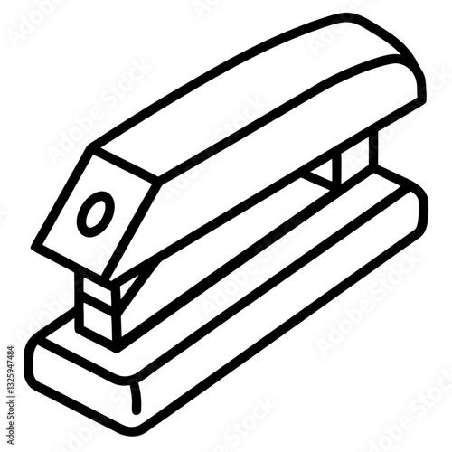 stapler isolated on white