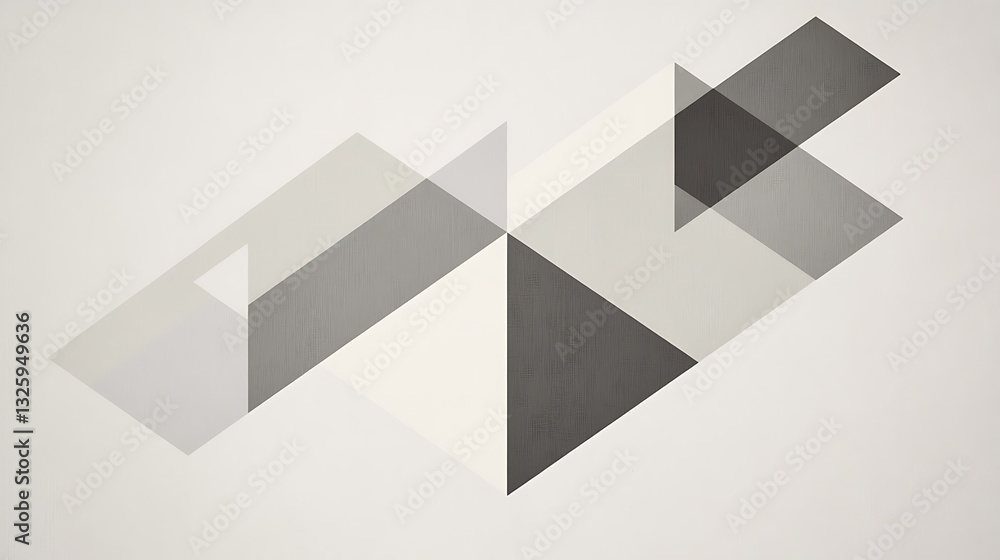 Fototapeta premium Abstract Geometric Shapes, Art, Background