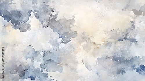 Abstract watercolor textures in pastel and neutral tones on a splotchy background