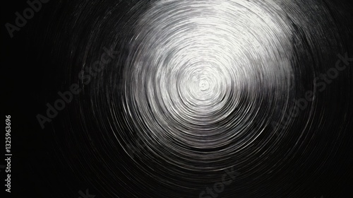Generative AI, High contrast radial gradient with soft glow and ultra-fine grain texture