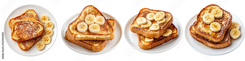 Delectable French Toast Creations with Fresh Banana Accents Savory Breakfast Delights Showcasing Homemade Culinary Delectable French Toast Creations with Fresh Banana Accents Savory Breakfast Delights Showcasing Homemade Culinary