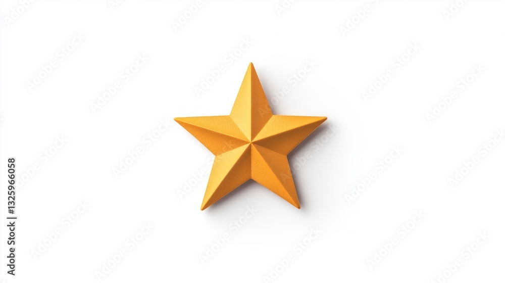 Golden star on white background. Simple and elegant Golden star on white background. Simple and elegant
