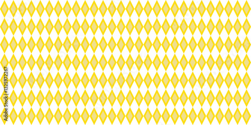 seamless geometric pattern, Seamless diamond pattern in two tone Yellow. Yellow diamond checkerboard, chessboard seamless Repeat seamless pattern design for fabric printing or background. EPS 10.